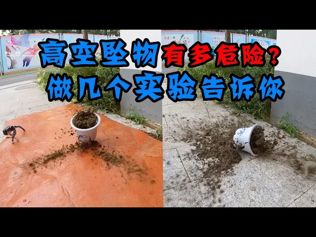 高空坠物会造成多大伤害?通过物理学实验告诉你